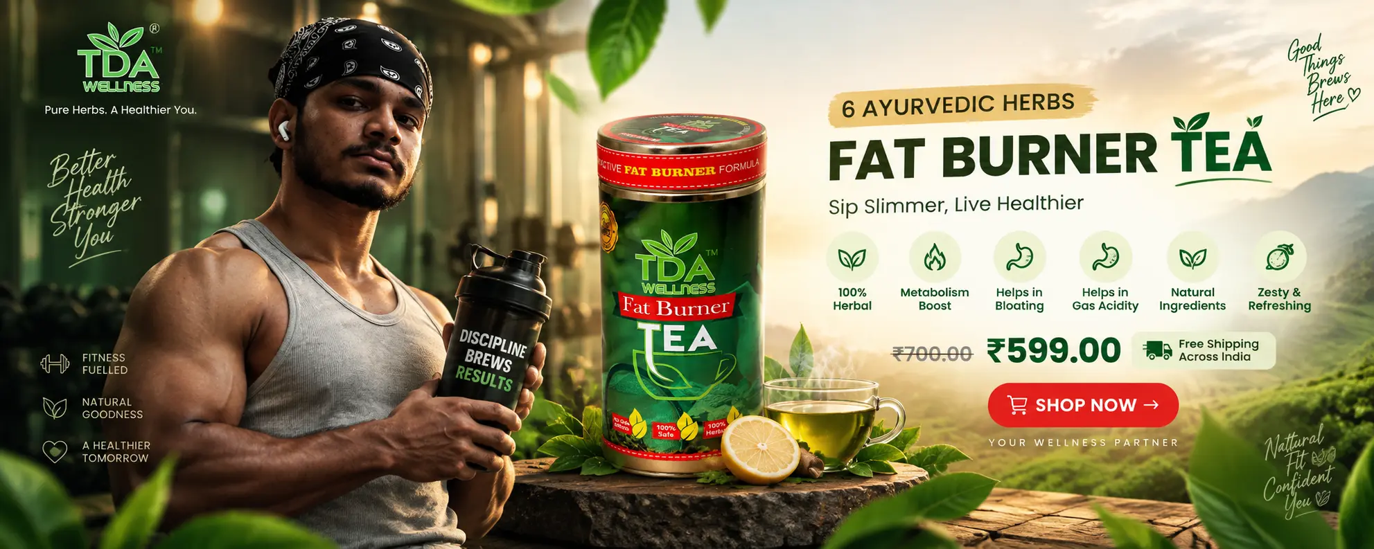 TDA Wellness Fat Burner Tea