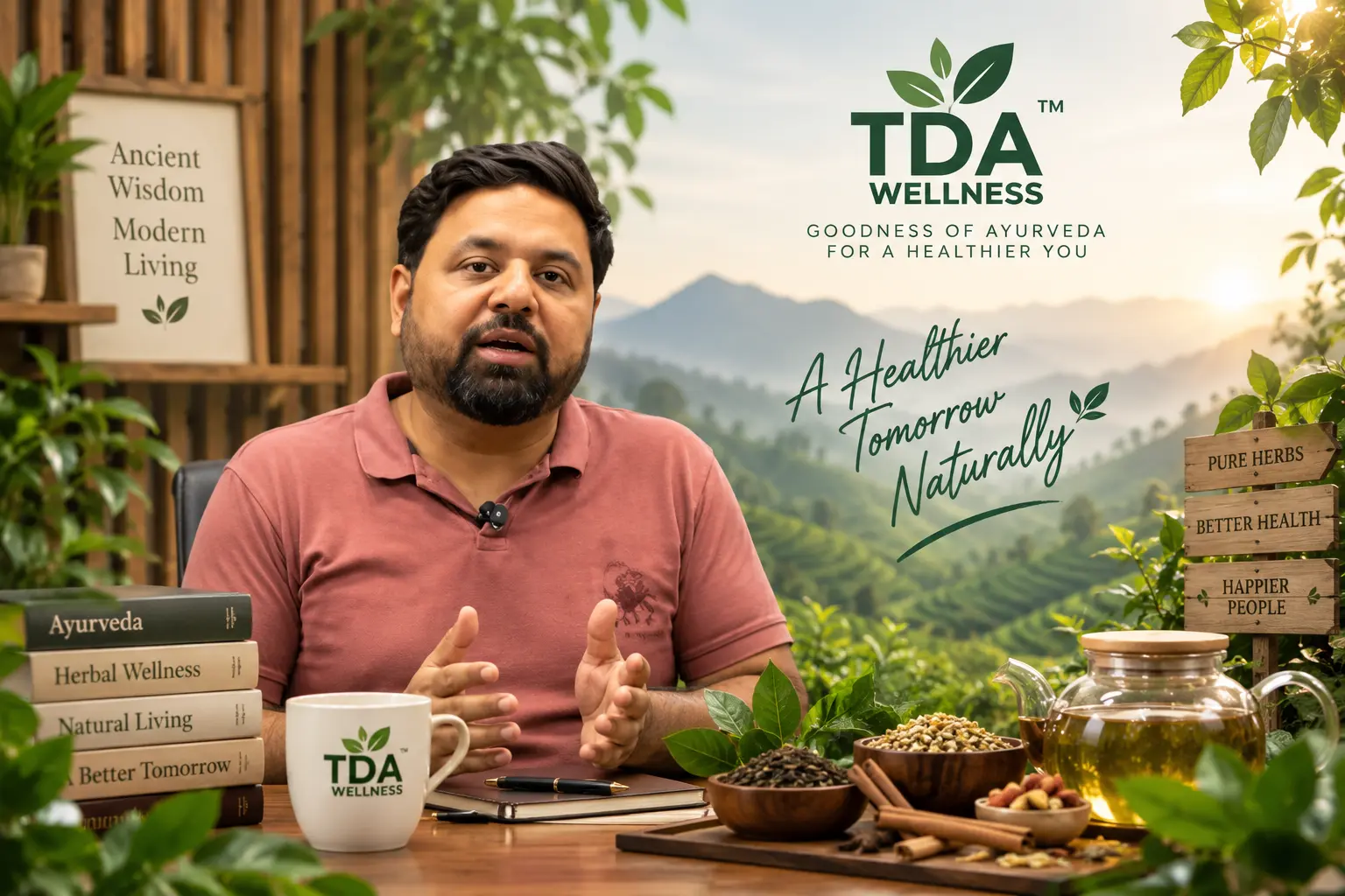 Ayurvedic tea blending and herbs