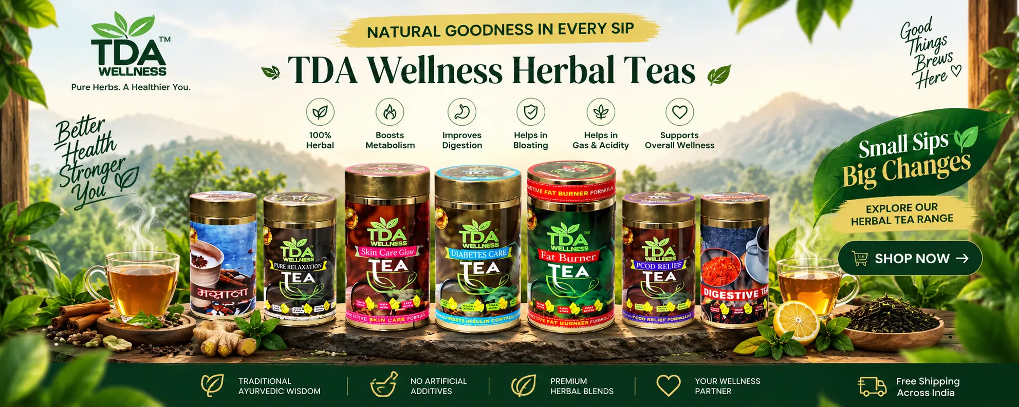 TDA Wellness Ayurvedic Blends